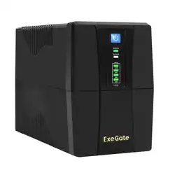 Источник бесперебойного питания ExeGate BNB-850.LED.AVR.4C13.RJ.USB EP285472RUS (Линейно-интерактивные, Напольный, 850 ВА, 480)