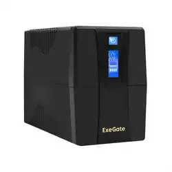 Источник бесперебойного питания ExeGate SpecialPro Smart LLB-600.LCD.AVR.4C13 EP285586RUS (Линейно-интерактивные, Напольный, 600 ВА, 360)
