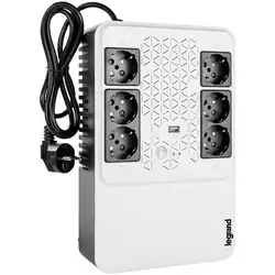 Источник бесперебойного питания Legrand Keor Multiplug 600 310081 (Линейно-интерактивные, Напольный, 600 ВА, 360)