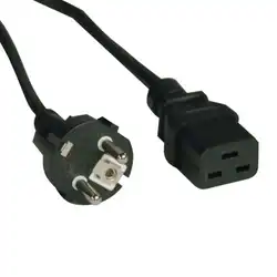 Кабель питания Tripp-Lite Шнур питания IEC-320-C19 и Schuko CEE 7/7 P050-008