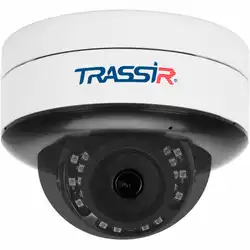 IP видеокамера Trassir TR-D3121IR2 V6 2.8 (Купольная, Уличная, Проводная, 2.8 мм, 1/2.7", 2 Мп ~ 1920×1080 Full HD)