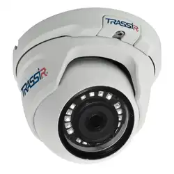 IP видеокамера Trassir TR-D8121IR2 (3.6 MM) (Купольная, Внутренней установки, Проводная, 3.6 мм, 1/2.7", 2 Мп ~ 1920×1080 Full HD)