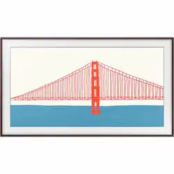 Опция к телевизору Samsung Дополнительная рамка для The Frame 55" 2021 (коричневый) VG-SCFA55BWBRU