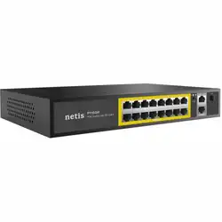Коммутатор Netis P116GH (100 Base-TX (100 мбит/с), 1 SFP порт)