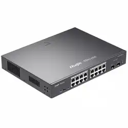 Коммутатор Ruijie RG-ES218GC-P (1000 Base-TX (1000 мбит/с), 2 SFP порта)