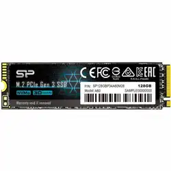 Внутренний жесткий диск Silicon Power A60 SP128GBP34A60M28 (SSD (твердотельные), 128 ГБ, M.2, PCIe)