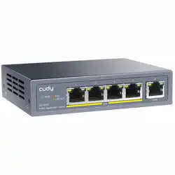 Коммутатор CUDY GS1005P (1000 Base-TX (1000 мбит/с))