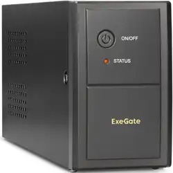 Источник бесперебойного питания ExeGate BNB-600.LED.AVR.4C13 EP285538RUS (Линейно-интерактивные, Напольный, 600 ВА, 360)