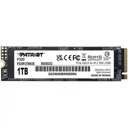 Внутренний жесткий диск Patriot P320 P320P1TBM28 (SSD (твердотельные), 1 ТБ, M.2, PCIe)