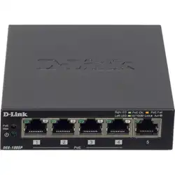Коммутатор D-link DES-1005P/B1A (100 Base-TX (100 мбит/с))