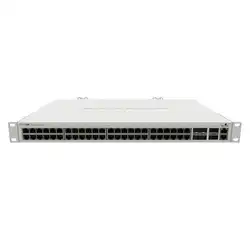 Коммутатор Mikrotik CRS354-48G-4S+2Q+RM (1000 Base-TX (1000 мбит/с), 6 SFP портов)