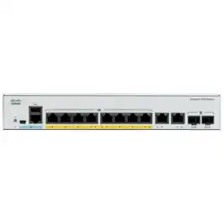 Коммутатор Cisco C1000-8FP-2G-L (1000 Base-TX (1000 мбит/с), 2 SFP порта)