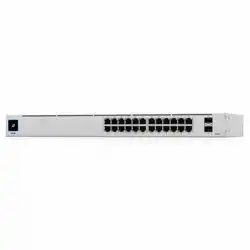 Коммутатор Ubiquiti USW-24-POE USW-24-POE-EU (1000 Base-TX (1000 мбит/с), 2 SFP порта)
