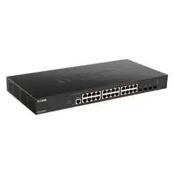 Коммутатор D-link DXS-1210-28T/A1A (10 GBase-T (10000 мбит/с), 4 SFP порта)