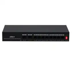 Коммутатор Dahua DH-PFS3010-8ET-65 (100 Base-TX (100 мбит/с))
