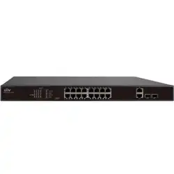 Коммутатор UNV NSW2010-16T2GC-POE-IN (100 Base-TX (100 мбит/с), 2 SFP порта)