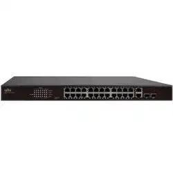Коммутатор UNV NSW2010-24T2GC-POE-IN (100 Base-TX (100 мбит/с), 2 SFP порта)
