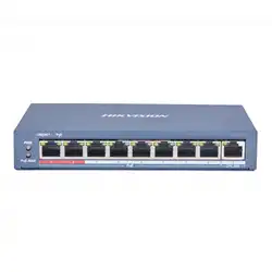 Коммутатор Hikvision DS-3E0109P-E(C) (100 Base-TX (100 мбит/с))