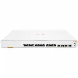 Коммутатор HPE Aruba Instant On 1960 12XGT 4SFP+ Switch JL805A (10 GBase-T (10000 мбит/с), 4 SFP порта)