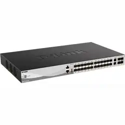 Коммутатор D-link DGS-3130-30S/B1A (10 GBase-T (10000 мбит/с), 24 SFP порта)