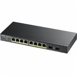 Коммутатор Zyxel GS1900-10HP GS1900-10HP-EU0102F (1000 Base-TX (1000 мбит/с), 2 SFP порта)