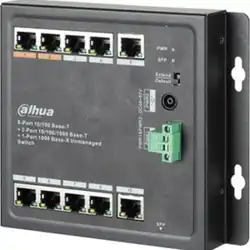Коммутатор Dahua DH-PFS3111-8ET-96-F (1000 Base-T (1000 мбит/с), 1 SFP порт)