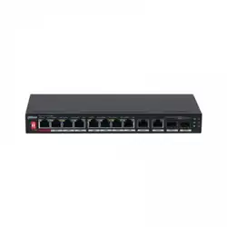 Коммутатор Dahua DH-PFS3210-8ET2GF-96 (100 Base-T (100 мбит/с))