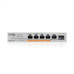 Коммутатор Zyxel XMG-105HP XMG-105HP-EU0101F (2.5 GBase-T (2500 мбит/с), 1 SFP порт)