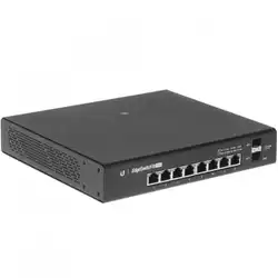 Коммутатор Ubiquiti EdgeSwitch 8-150W ES-8-150W (1000 Base-TX (1000 мбит/с), 2 SFP порта)