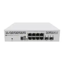 Коммутатор Mikrotik CRS310-8G+2S+IN (1000 Base-T (1000 мбит/с), 2 SFP порта)