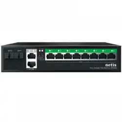 Коммутатор Netis P112GS (1000 Base-T (1000 мбит/с), 2 SFP порта)