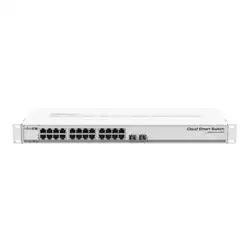 Коммутатор Mikrotik CSS326-24G-2S+RM (1000 Base-TX (1000 мбит/с), 2 SFP порта)