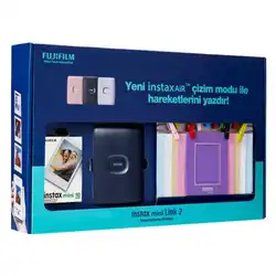 Мобильный принтер FUJIFILM INSTAX MINI LINK 2 BUNDLE FOTSI00188 (Сублимационный, Цветной, Интерфейс USB, Интерфейс Bluetooth)