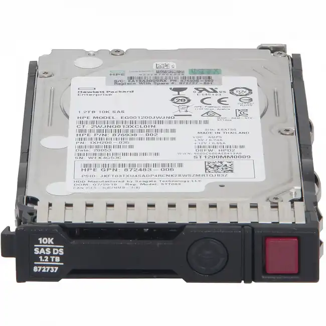 Серверный жесткий диск HPE 1.2TB SAS 12G 10K SFF 872479-B21 (2,5 SFF, 1.2 ТБ, SAS)