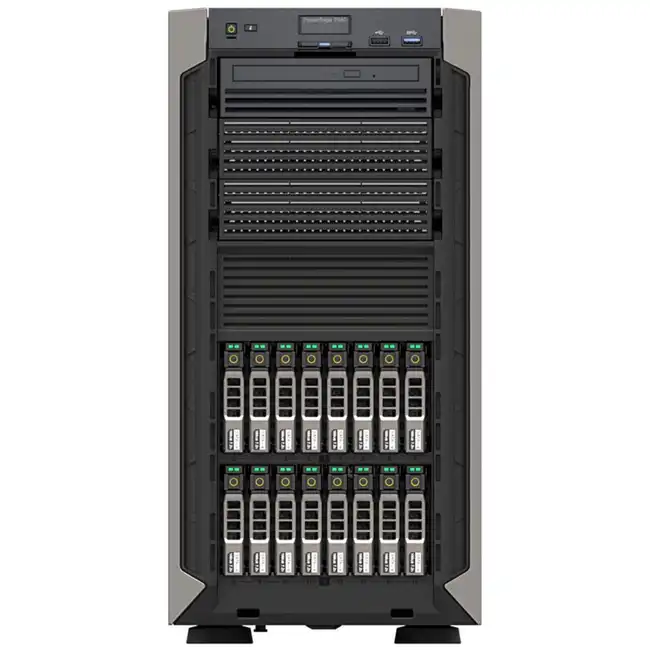 Сервер Dell PowerEdge T440 T440-5932-1 (Tower, Xeon Silver 4108, 1800 МГц, 8, 11, 2 x 16 ГБ, SFF 2.5", 16, 1x 1.2 ТБ)