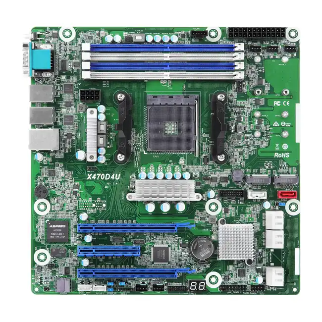 Серверная материнская плата ASRock X470D4U