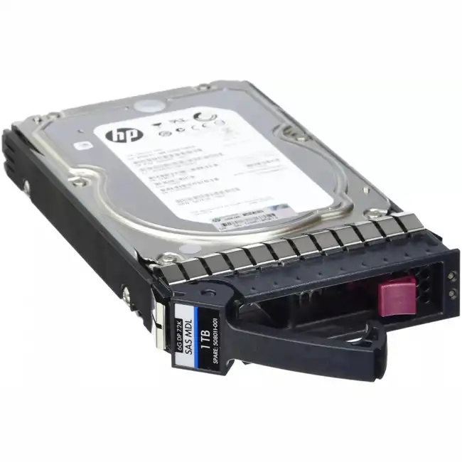 Серверный жесткий диск HPE 1TB 7.2K 6G SAS LFF 3.5 507614-B21 (3,5 LFF, 1 ТБ, SAS)