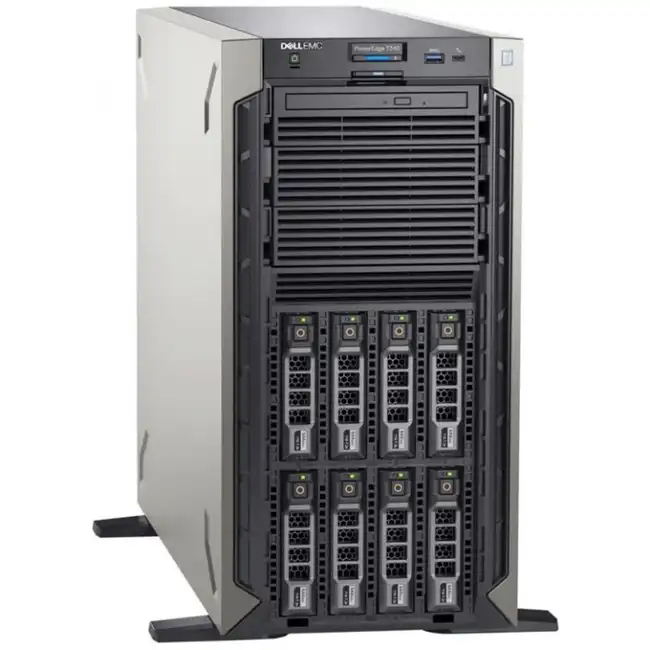 Сервер Dell PowerEdge T340 PET340RU1 (Tower, Xeon E-2224, 3400 МГц, 4, 8, 1 x 16 ГБ, SFF 2.5", 8, 1x 1.2 ТБ)