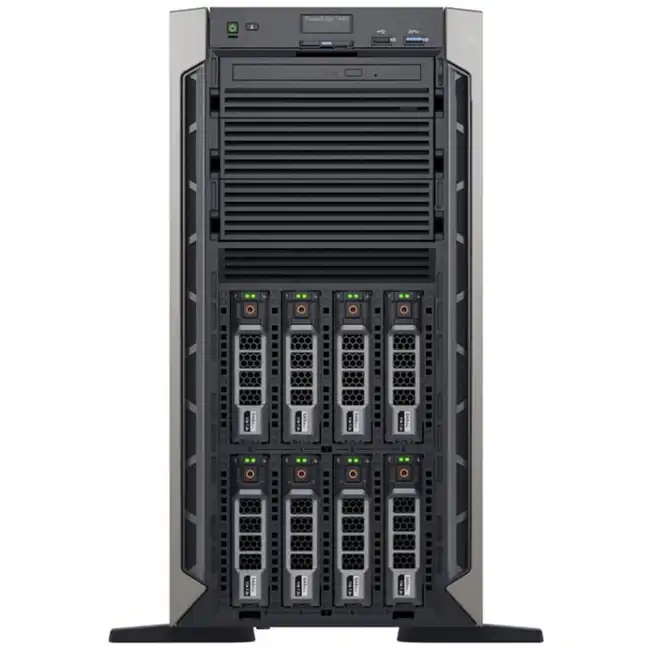 Сервер Dell PowerEdge T440 PET440RU2-01 (Tower, Xeon Silver 4210, 2200 МГц, 10, 13.75, 2 x 16 ГБ, LFF 3.5", 8, 1x 1.92 ТБ)