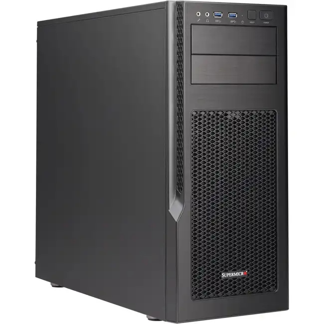 Серверный корпус Supermicro S5 Mid-Tower Chassis for System Assembly (Black) w/ 750w CSE-GS5A-754K