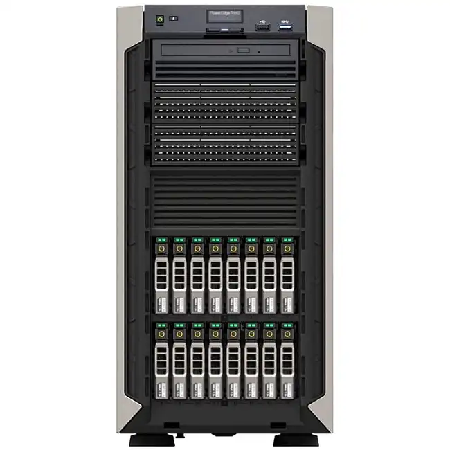 Сервер Dell PowerEdge T440 T440-2458-3 (Tower, Xeon Gold 5215, 2500 МГц, 10, 13.75, 2 x 16 ГБ, SFF 2.5", 16)