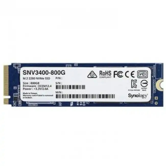 Серверный жесткий диск Synology 800 ГБ SNV3400-800G (M.2, 800 ГБ, NVMe)