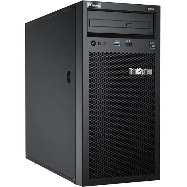 Сервер Lenovo ThinkSystem ST50 7Y48A03YEA (Tower, Xeon E-2226G, 3400 МГц, 6, 12, 1 x 16 ГБ, LFF 3.5", 4, 1x 480 ГБ)
