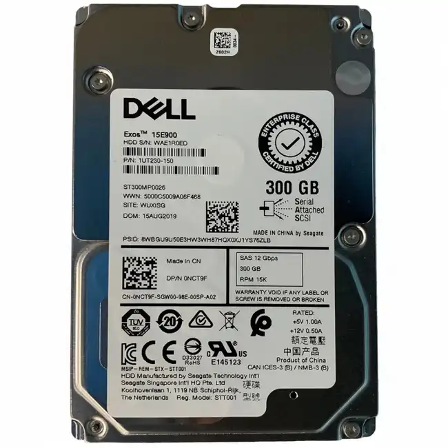 Внутренний жесткий диск Dell 300 ГБ 1UT230-150 (HDD (классические), 300 ГБ, 3.5 дюйма, SAS)