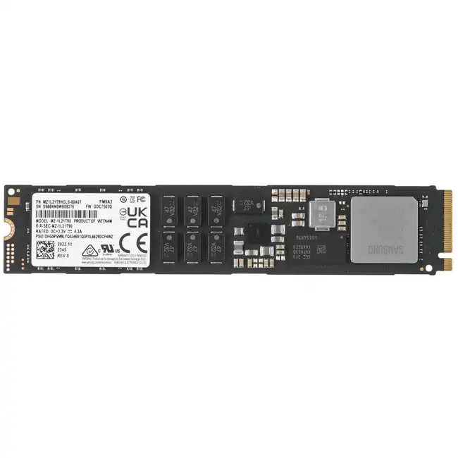 Серверный жесткий диск Samsung MZ1L21T9HCLS-00A07 (M.2, 1.92 ТБ, NVMe)