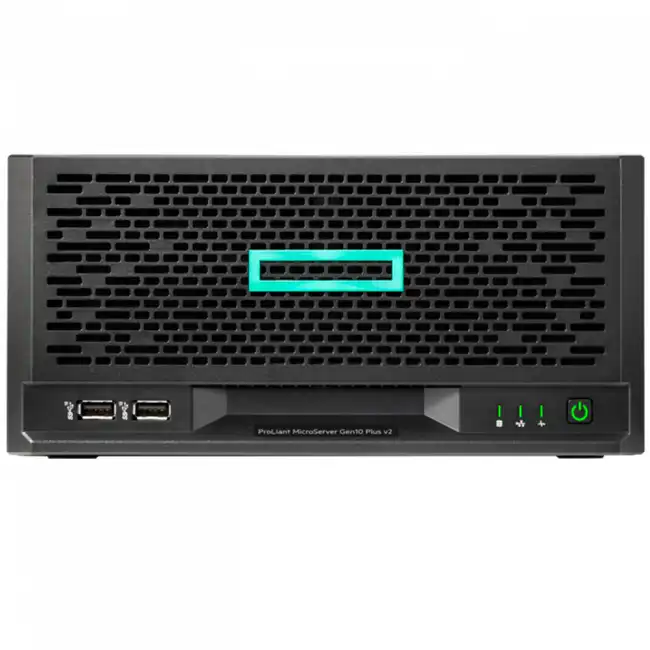 Сервер HPE ProLiant MicroServer Gen10 Plus v2 P54644-421 (Ultra Microtower, Pentium G6405, 4100 МГц, 2, 4, 1 x 16 ГБ, LFF 3.5", 4)