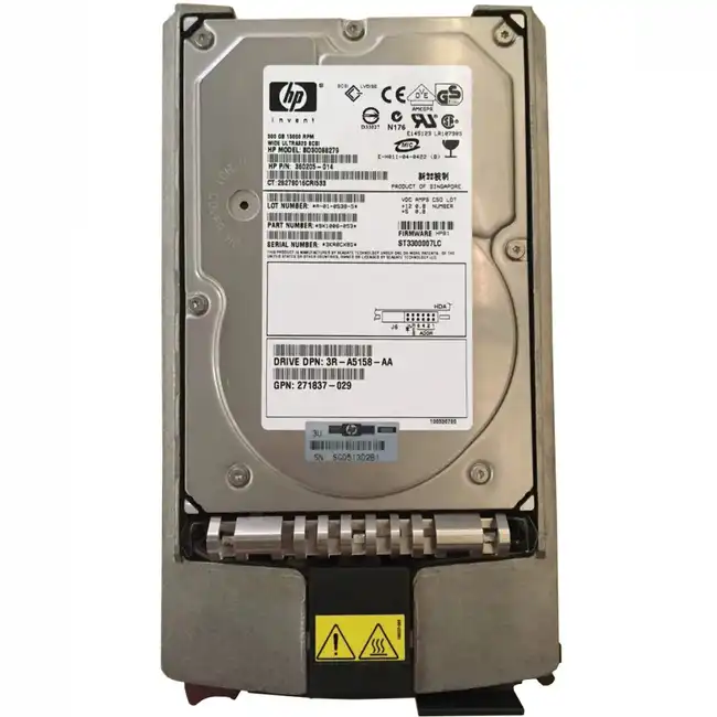 Серверный жесткий диск HPE U320 10K Universal 350964-B22 (3,5 LFF, 300 ГБ, SCSI Ultra320 (80 pin))