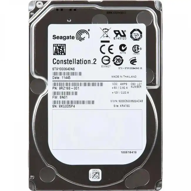 Серверный жесткий диск Seagate Constellation.2 ST91000640NS (2,5 SFF, 1 ТБ, SATA)
