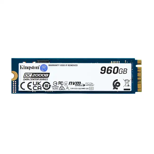 Внутренний жесткий диск Kingston DC2000B SEDC2000BM8/960G (SSD (твердотельные), 960 ГБ, M.2, PCIe)