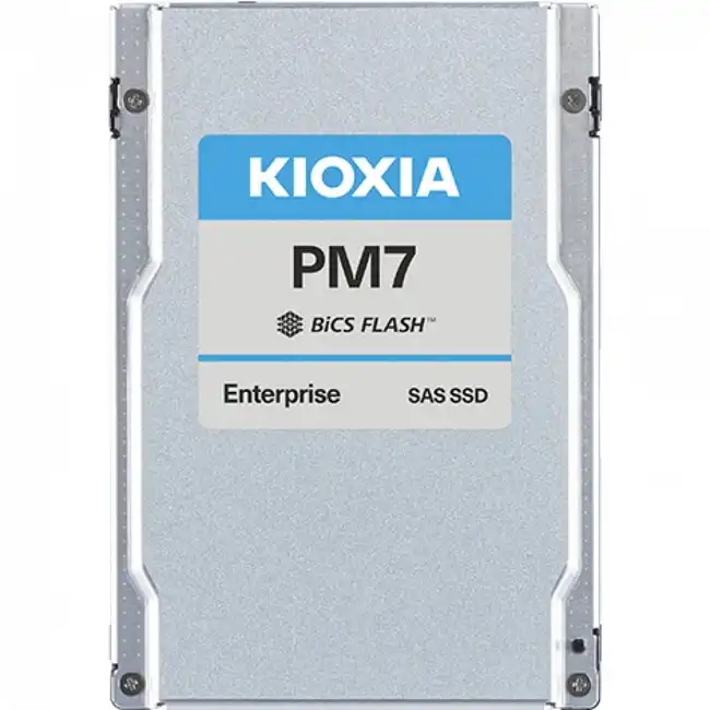 Серверный жесткий диск KIOXIA SSD 1.92Tb SAS Kioxia PM7-R KPM7VRUG1T92 (2,5 SFF, 1.92 ТБ, SAS)